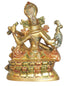 Brass Saraswati Color Idol Statue 4.84 Kg